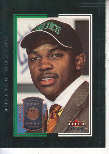 2001 Fleer Genuine Rookie Joe Johnson Celtics /1000 (Usado)