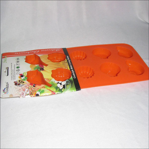 Molde Silicon 10pzs Fondant Galleta Flor Rosa Concha