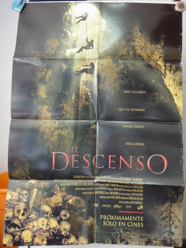 Poster El Descenso Shauna Macdonald Neill Marshall Alex Reid