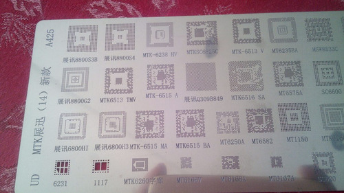 Stencil Reballing A425 Mt6235 6236/6252/6575/6582/6250/6572