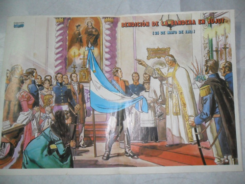 Anteojito Bendicion De La Bandera Argentina En Jujuy 1812