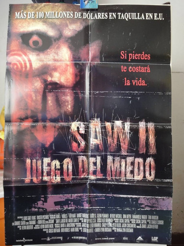 Poster El Juego Del Miedo 2 Saw 2 Donnie Wahlberg Beverley