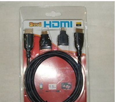 Set De Cable Hdmi, Todas Medidas, Único Set Multiuso 3 En 1