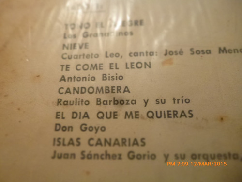 Vinilo Lp De Fiesta Popular --te Come El Leon (u1151
