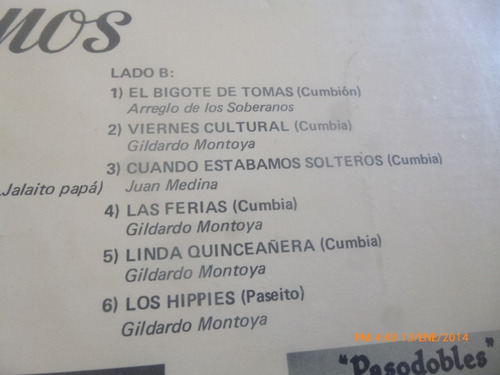Vinilo Lp De Los Soberanos - La Sensacion Con (xx591 (Usado)