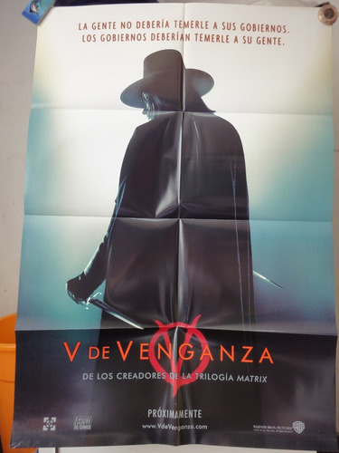 Poster V De Venganza Hugo Weaving Natalie Portman R Graves