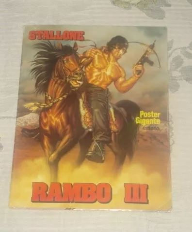 Big Poster Filme Rambo 3 LO003 Tamanho 90x60 cm