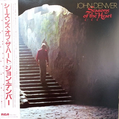 Vinilo John Denver Seasons Of The Heart Ed Jap + Obi + Inser
