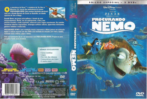 Dvd Original Duplo Procurando Nemo Walt Disney Pixar