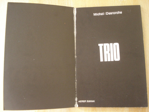 Livro Trio - Michel Desrorche - 1970