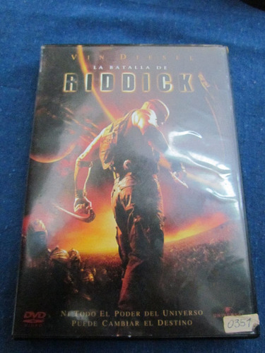 °°° Película En Dvd La Batalla De Riddick (original) °°°