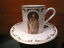 Juego 4 Tazas De Café. Decorado Por Alphonse Mucha