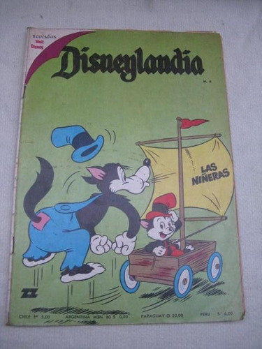 Burun Danga: Antiguo Revista Comic Disneylandia Niñeras Cco