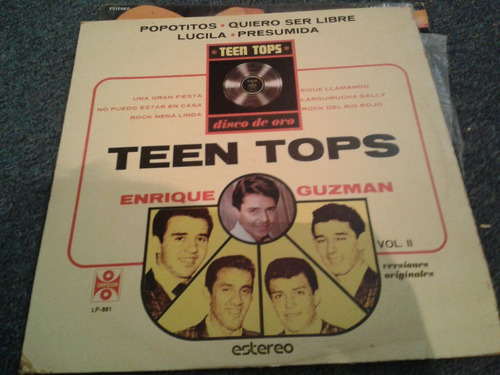 Disco Acetato De Teen Tops, Enrique Guzman