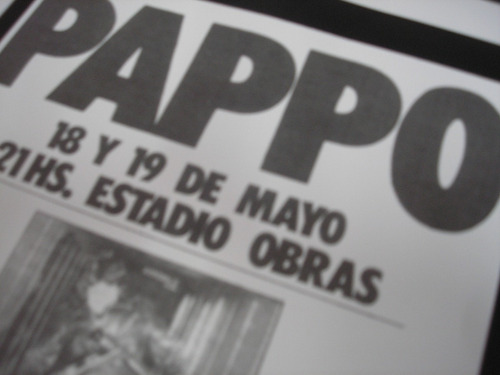 Pappo En Concierto....mayo1984.(poster.rep)