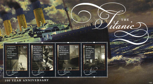 Estampilla Conmemorativa Del Titanic 100 Años Envio Gratis