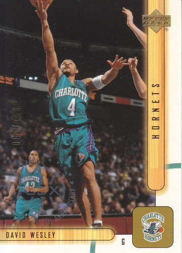 2001-02 Upper Deck Udx David Wesley Hornets /100