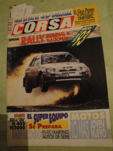 Corsa 1433 Toyota Celica Turbo Rally Gran P. America Del Sur