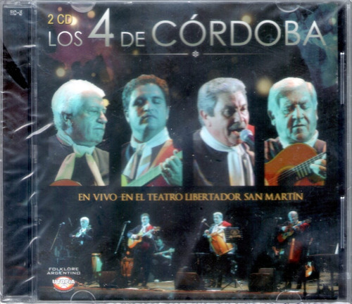 Los 4 De Cordoba - En Vivo Teatro San Martin (2 Cd) 2016