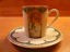 Juego 4 Tazas De Café. Decorado Por Alphonse Mucha