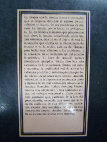 Terapia Familiar * Maurizio Andolfi * Paidos *
