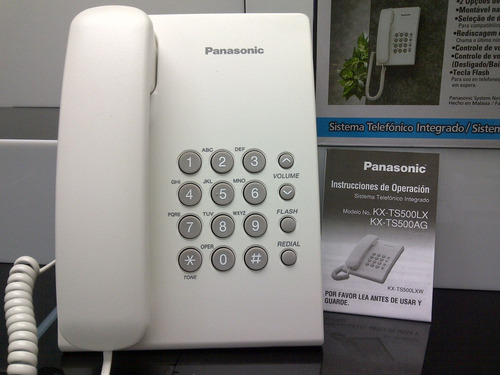 Imagen 1 de 5 de Teléfono Original  Panasonic  Kx-ts500lxw-b