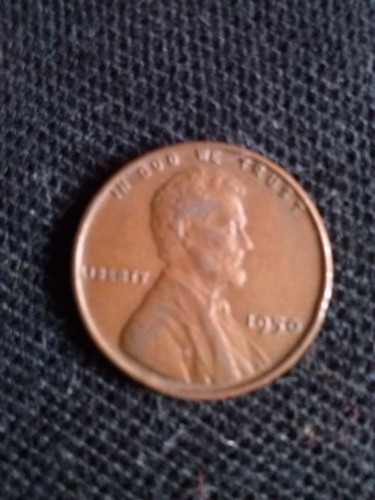Moneda Estados Unidos One Cent Cobre 1950
