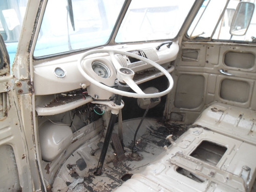 Kombi Vw Van Corujinha 1970 Funcionando Lisa De Lata P/ Rest