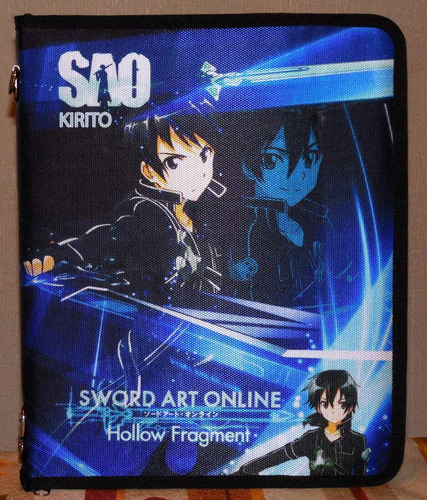 Carpeta Escolar Anime Sword Art Online Impresión Sublimada