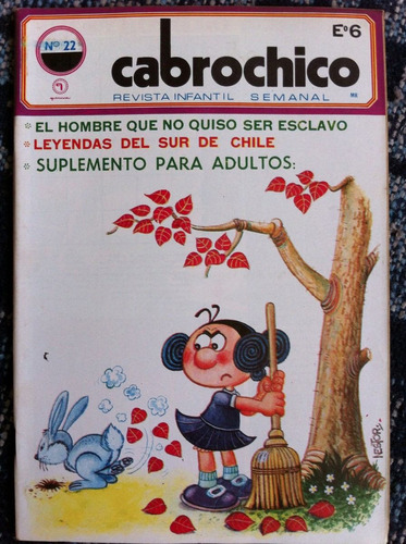 Revista Infantil  Cabrochico Nº 22 -  Editorial Quimantu