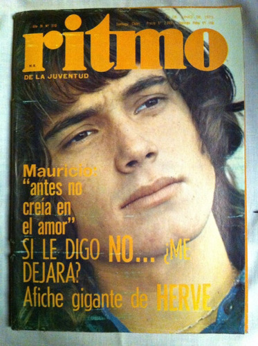 Revista Ritmo Mauricio Nº510, Jun 75 Iglesias Jarre Hervé