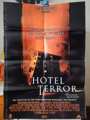 Poster Hotel Terror Angela Bettis Brent Roam Tobe Hooper