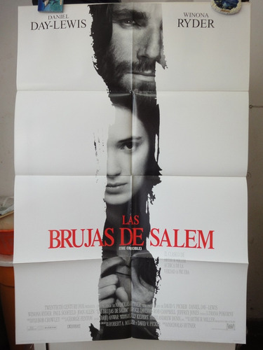 Poster Las Brujas De Salem Winona Ryder Daniel Day-lewis