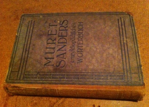 Diccionario Antiguo Alemán Inglés 1908