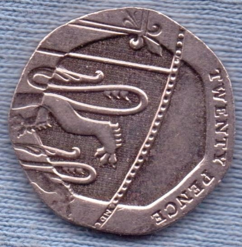 Inglaterra 20 Pence 2015 * Escudo De Armas Parcial * Leon *