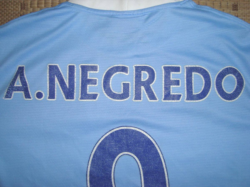 Camisa Original Manchester City 2013/2014 Home #9 A. Negredo