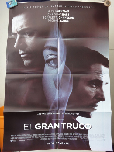 Poster El Gran Truco Christian Bale Hugh Jackman Chris Nolan