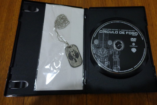 Dvd Circulo De Fogo Com Tag E Corrente Para Pescoço