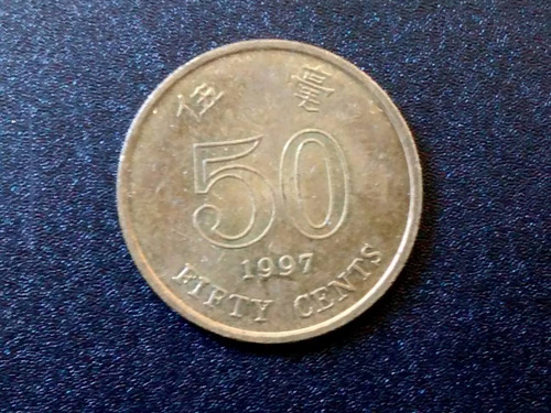 Moneda Hong Kong - 50 Cents 1997 (x247.
