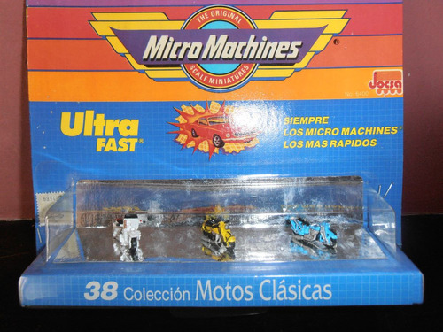 Micromachines 38 Coleccion Motos Clasicas X 3 Devoto Toys