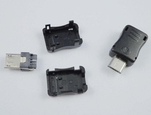 Micro Usb B Macho 5 Pin Para Soldar Y Armar Diy