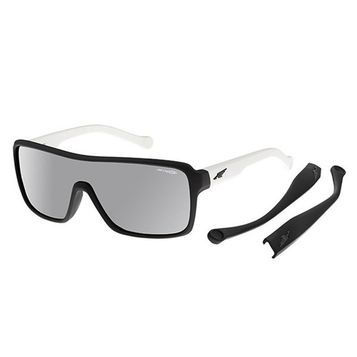 Arnette Tallboy Fuzzy Black / Fuzzy White - Grey Mirror