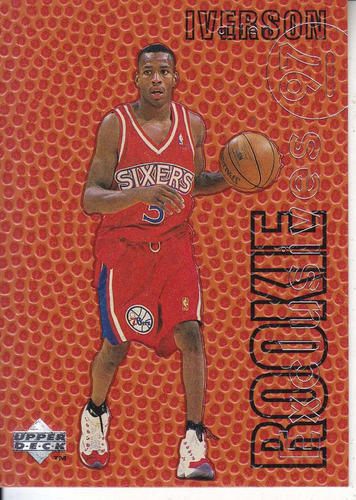 1997-98 Upper Deck Rookie Exclusives Allen Iverson Sixers