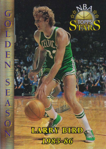 1996 Topps Stars Golden Season Refractor Larry Bird Celtics