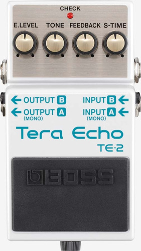 Boss Te2 Tera Echo Pedal De Delay Para Guitarra