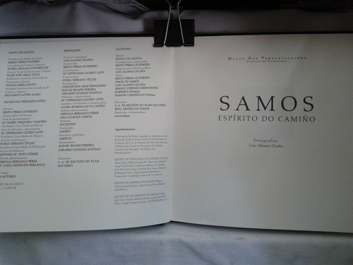 Imagen 2 de 5 de Samos. Espirito Do Camiño Santiago De Compostela. En Gallego