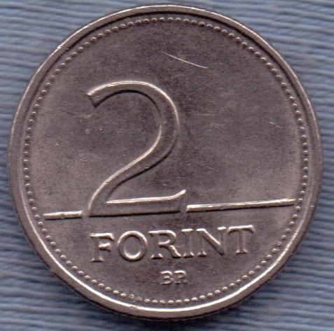 Imagen 1 de 2 de Hungria 2 Forint 1995 * Flor Nativa Del Lugar *