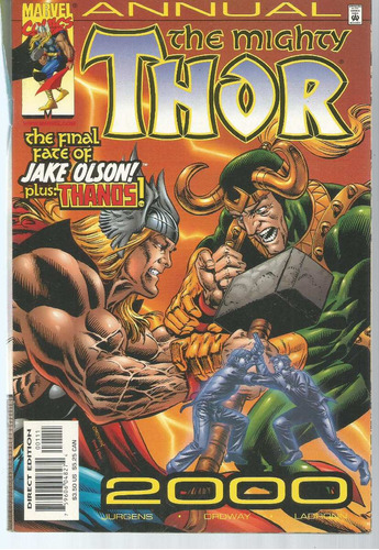 The Mighty Thor Annual 2000 C/danos - Marvel Bonellihq Cx146