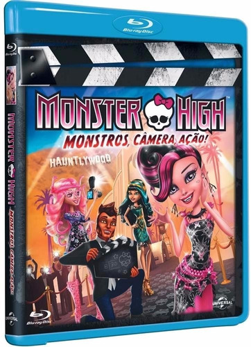 Blu Ray - Monster High - Monstros, Câmera, Ação! - Lacrado