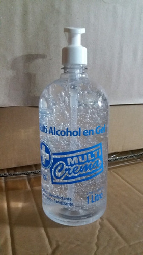 Alcohol En Gel Un Litro Botella Con Dispensador